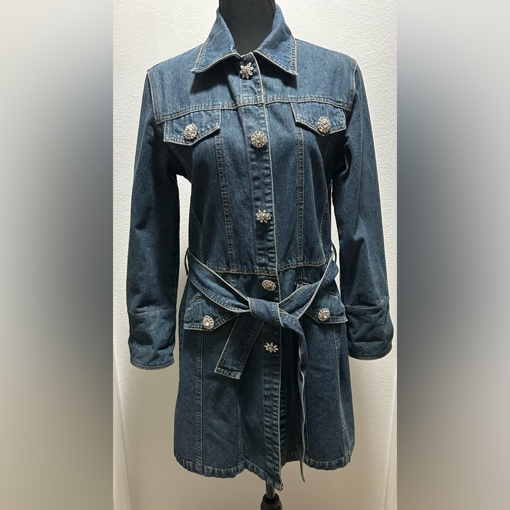 Collective Works of Derer by Takako Sakon Beaded Jacket - Small - Blue - Used